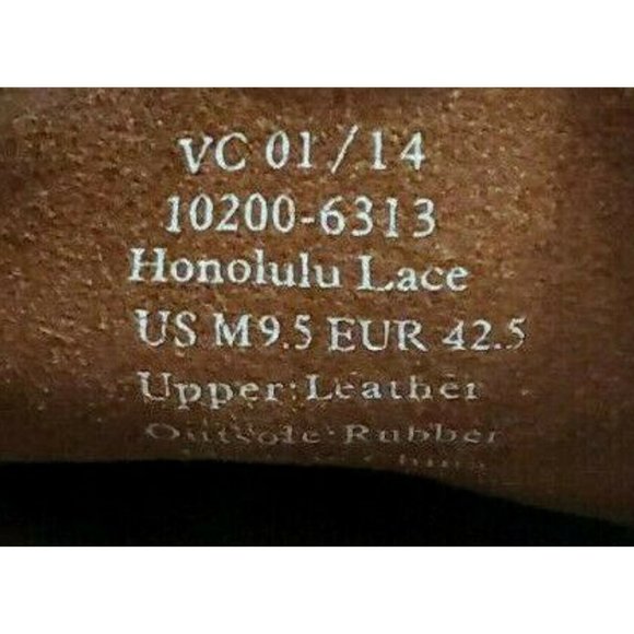 Olukai Mens Honolulu Brown Lace Up Shoes Size 9.5 - Picture 5 of 6